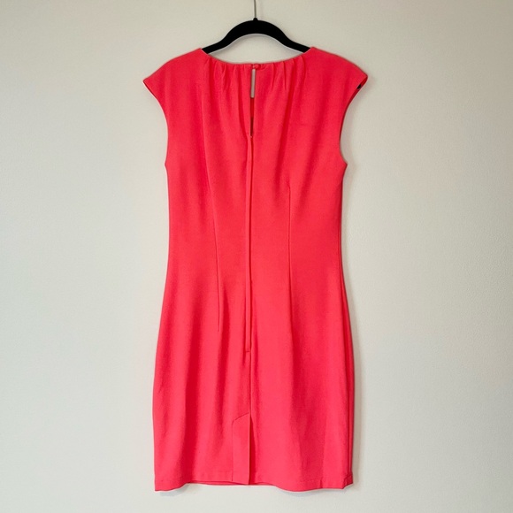 H&M Coral Cap Sleeve Dress - Picture 2 of 6